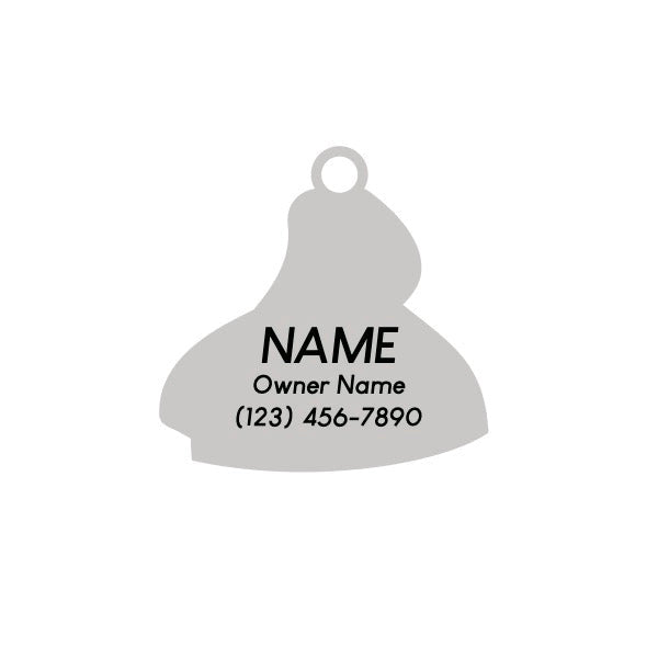 Free Kisses Pet ID Tag