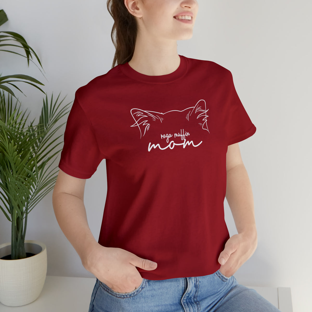 Raga Muffin Cat Mom Short Sleeve Tee