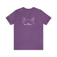 Somali Cat Mom Short Sleeve Tee