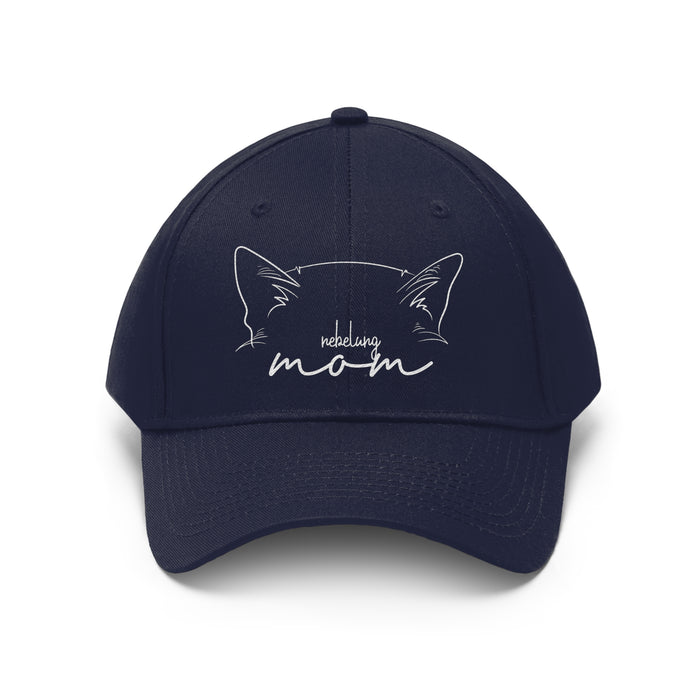 Nebelung Cat Mom Embroidered Twill Hat