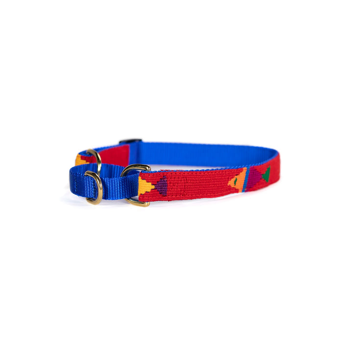 ATWCW Foolish Fish Real Red - Mayan Artisan-Handmade Martingale Collars