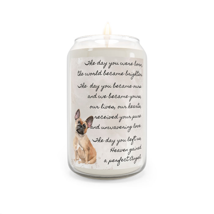 The Day French Bulldog Pet Memorial Scented Candle, 13.75oz