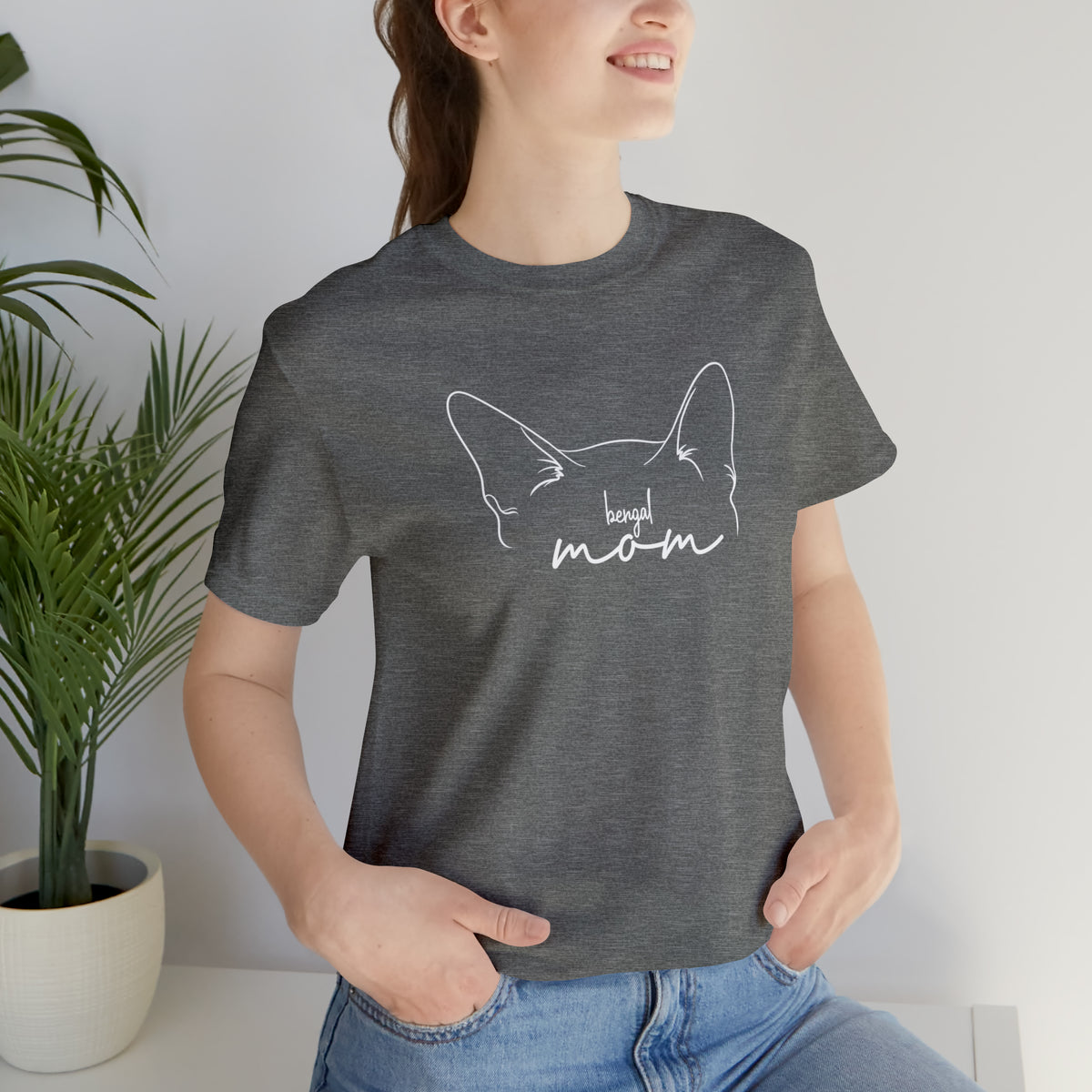 Bengal Cat Mom Short Sleeve Tee