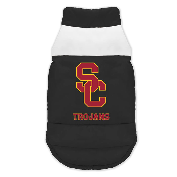 USC Trojans Parka Puff Vest