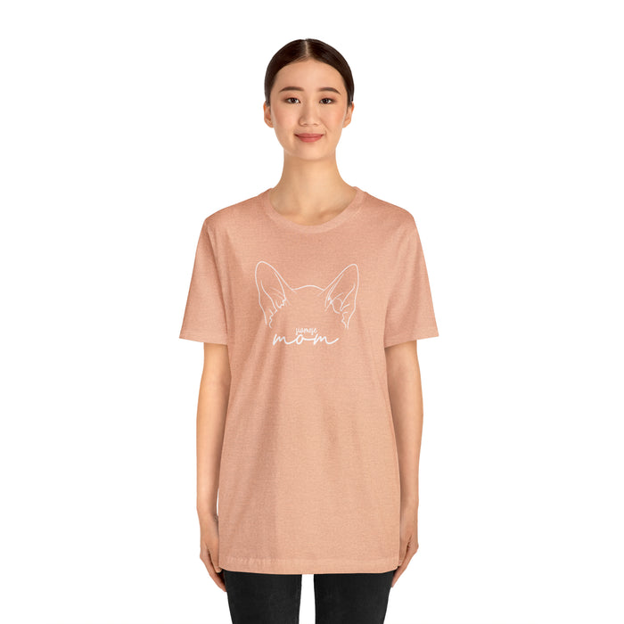 Siamese Cat Mom Short Sleeve Tee