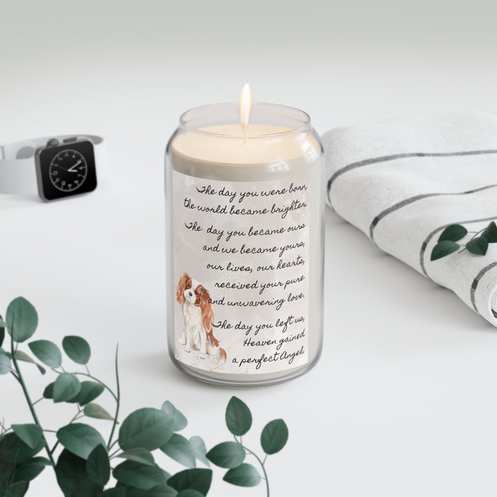 The Day Cavalier King Charles Spaniel Pet Memorial Scented Candle, 13.75oz