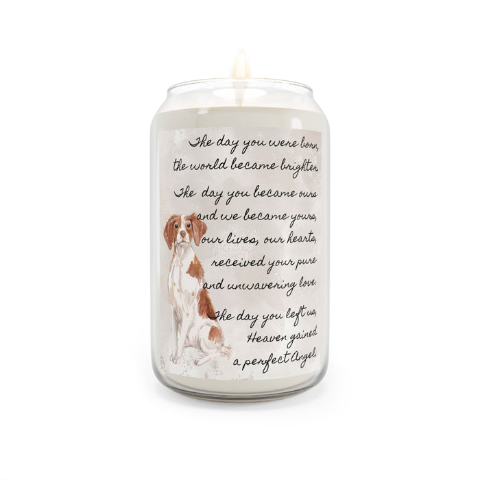 The Day Brittany Pet Memorial Scented Candle, 13.75oz