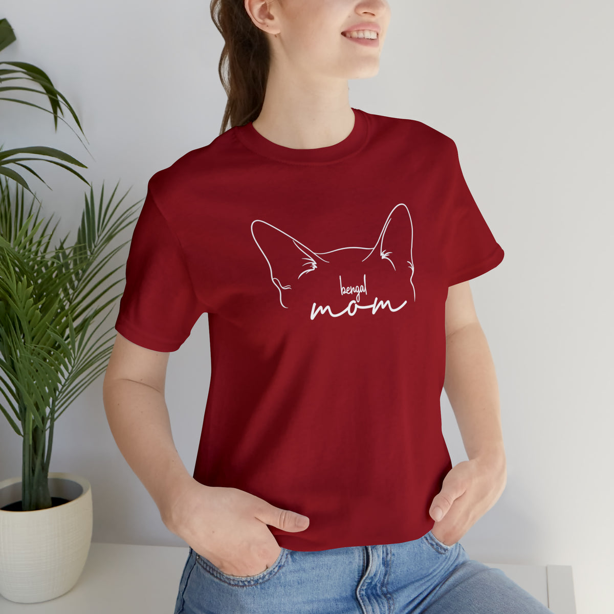 Bengal Cat Mom Short Sleeve Tee