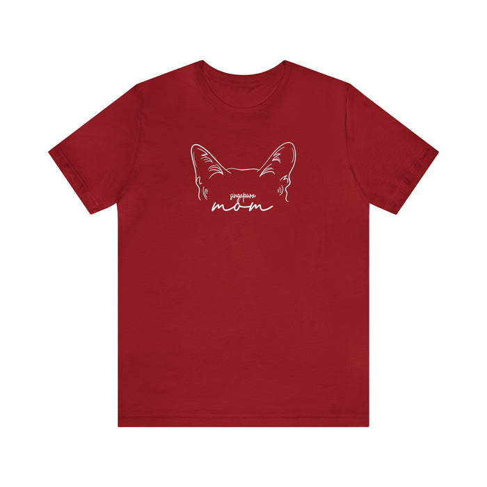 Singapura Cat Mom Short Sleeve Tee