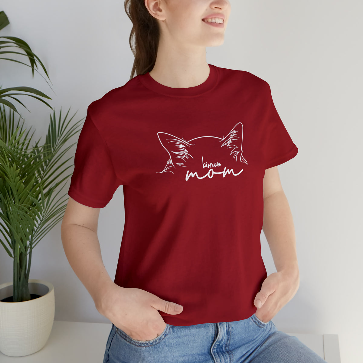 Birman Cat Mom Short Sleeve Tee