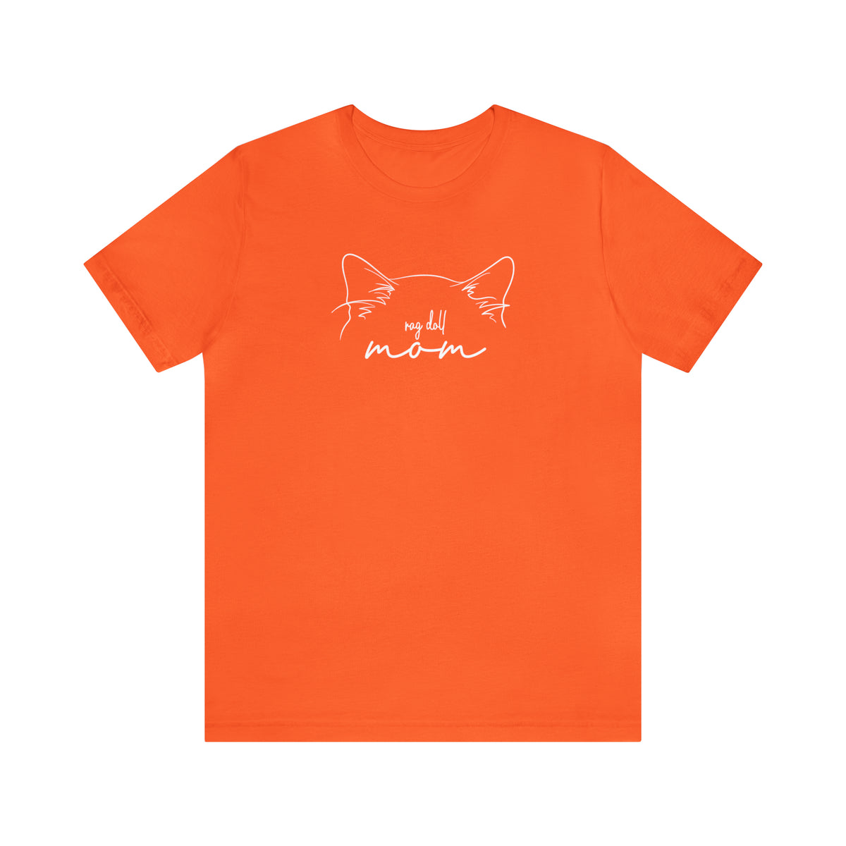 Rag Doll Cat Mom Short Sleeve Tee