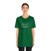 American Wire Hair Cat Mom Short Sleeve Tee