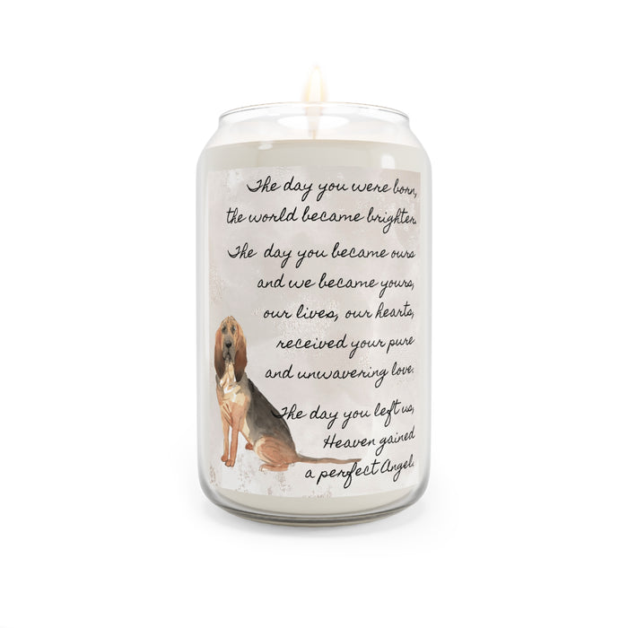 The Day Bloodhound Pet Memorial Scented Candle, 13.75oz