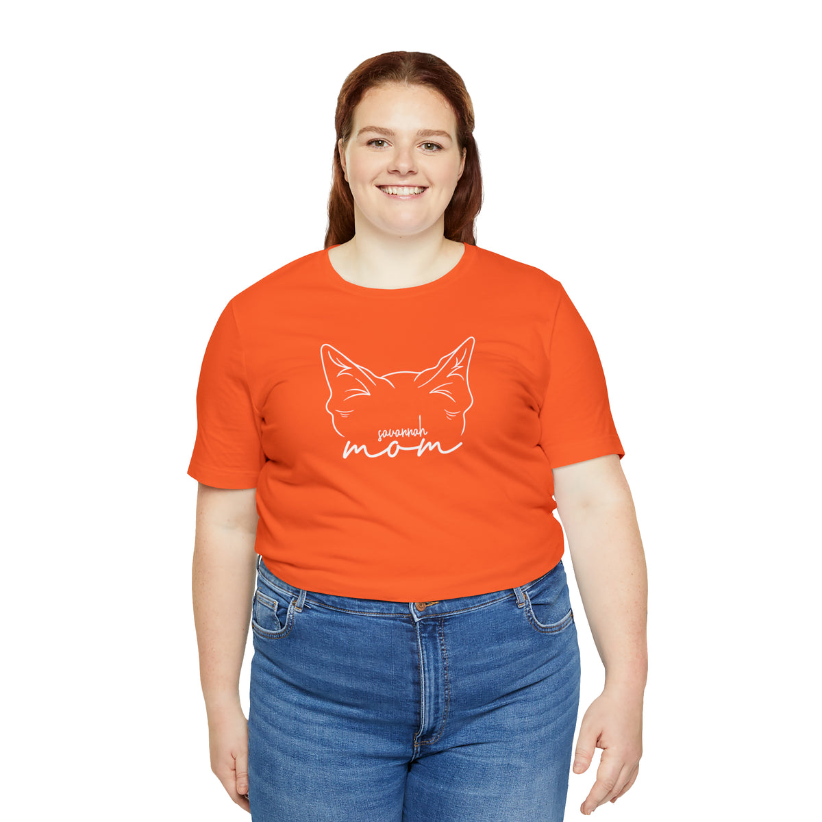 Savannah Cat Mom Short Sleeve Tee