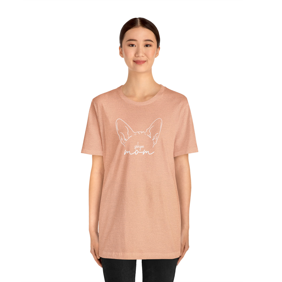 Sphynx Cat Mom Short Sleeve Tee