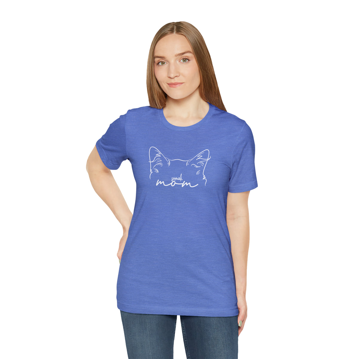 Somali Cat Mom Short Sleeve Tee