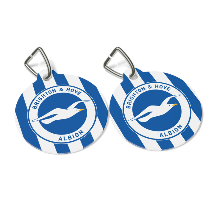 Brighton & Hove Albion FC 25/26 Home Kit-Inspired Collar Charm