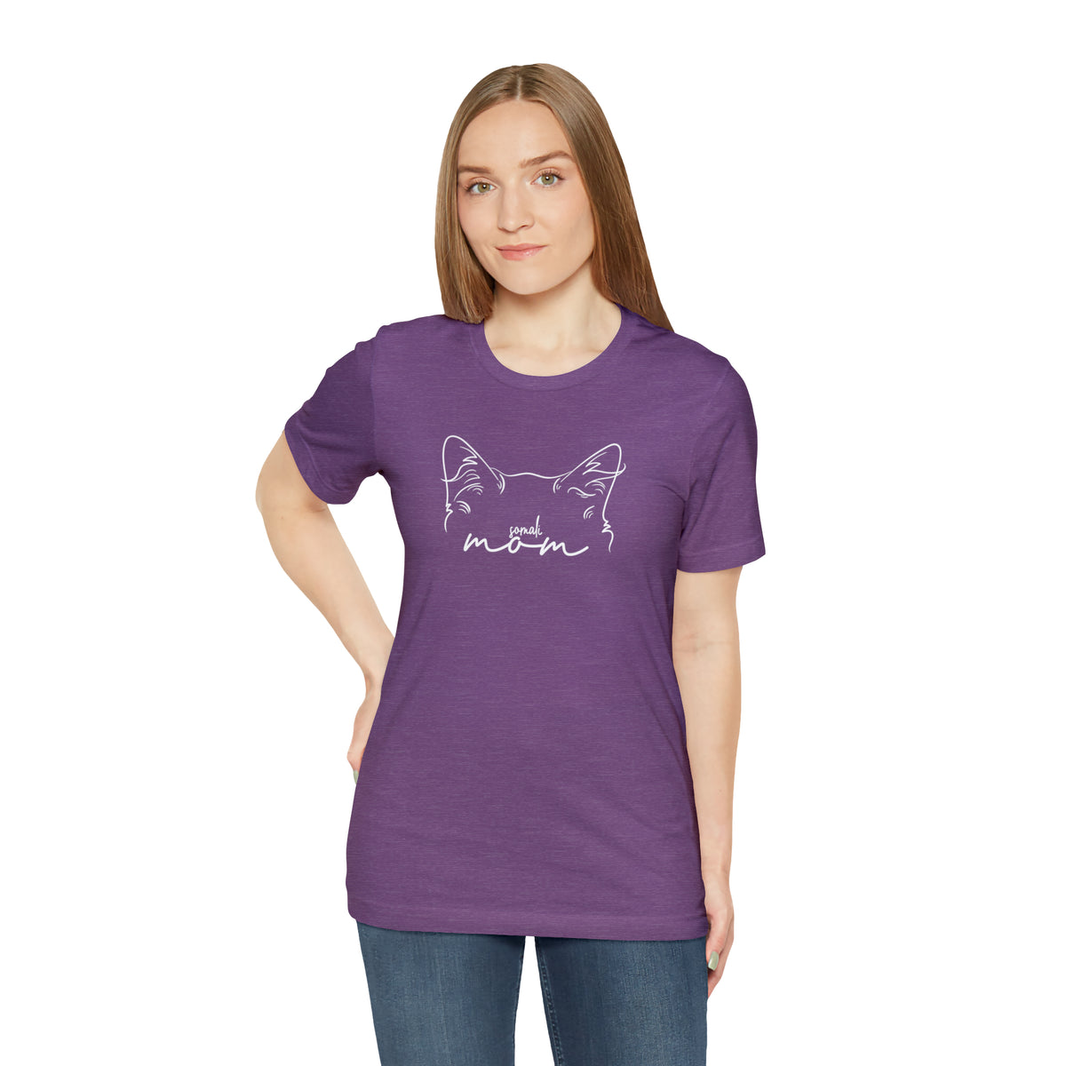 Somali Cat Mom Short Sleeve Tee