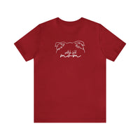 Scottish Fold Cat Mom Short Sleeve Tee