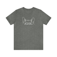American Wire Hair Cat Mom Short Sleeve Tee