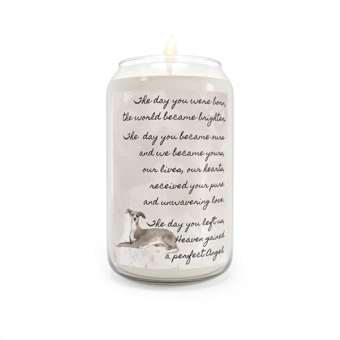 The Day Italian Greyhound Pet Memorial Scented Candle, 13.75oz