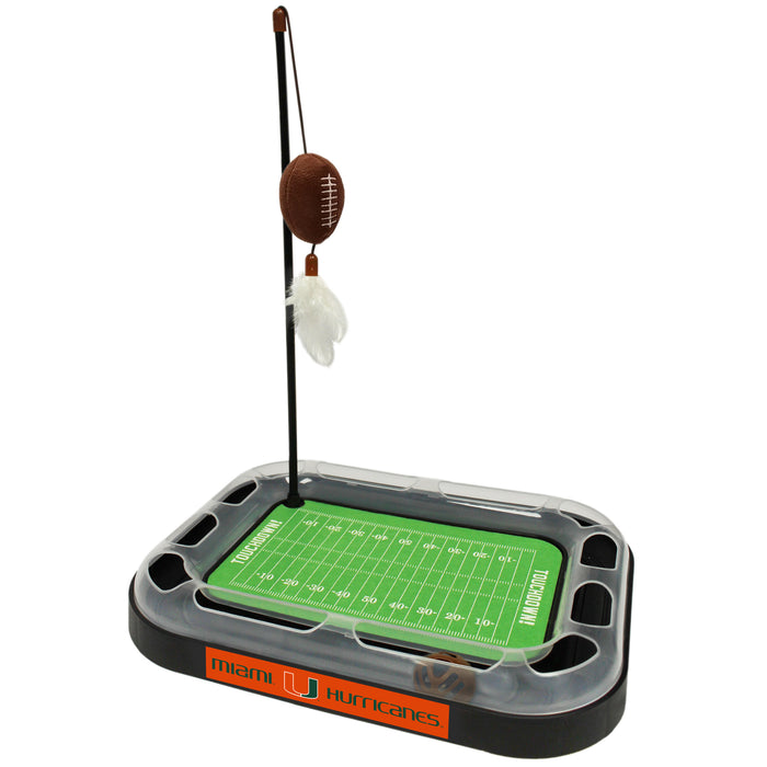 MIA Hurricanes Football Cat Scratcher Toy