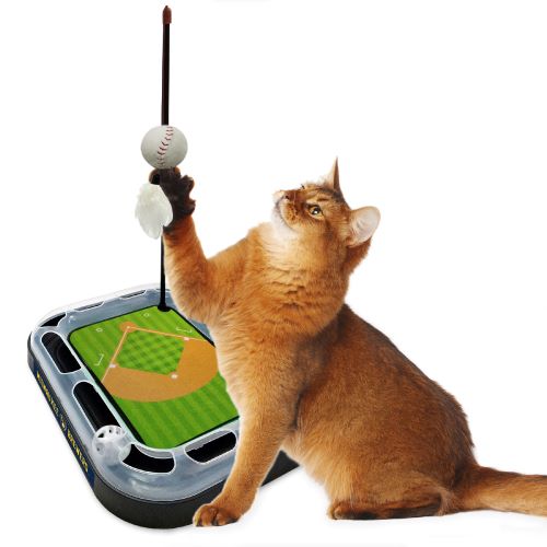 Milwaukee Brewers Baseball Cat Scratcher Toy
