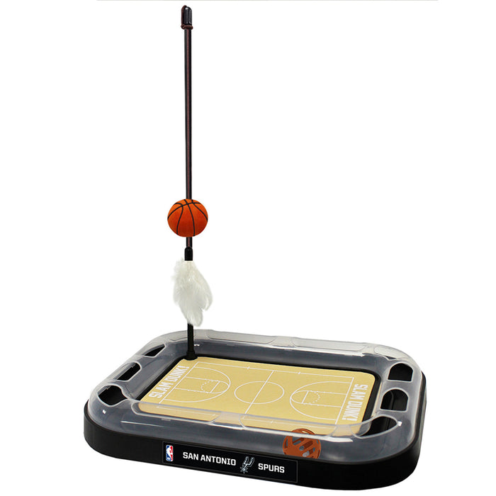 San Antonio Spurs Basketball Cat Scratcher Toy