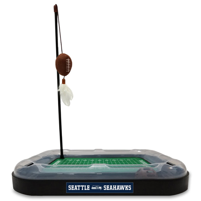Seattle Seahawks Football Cat Scratcher Toy