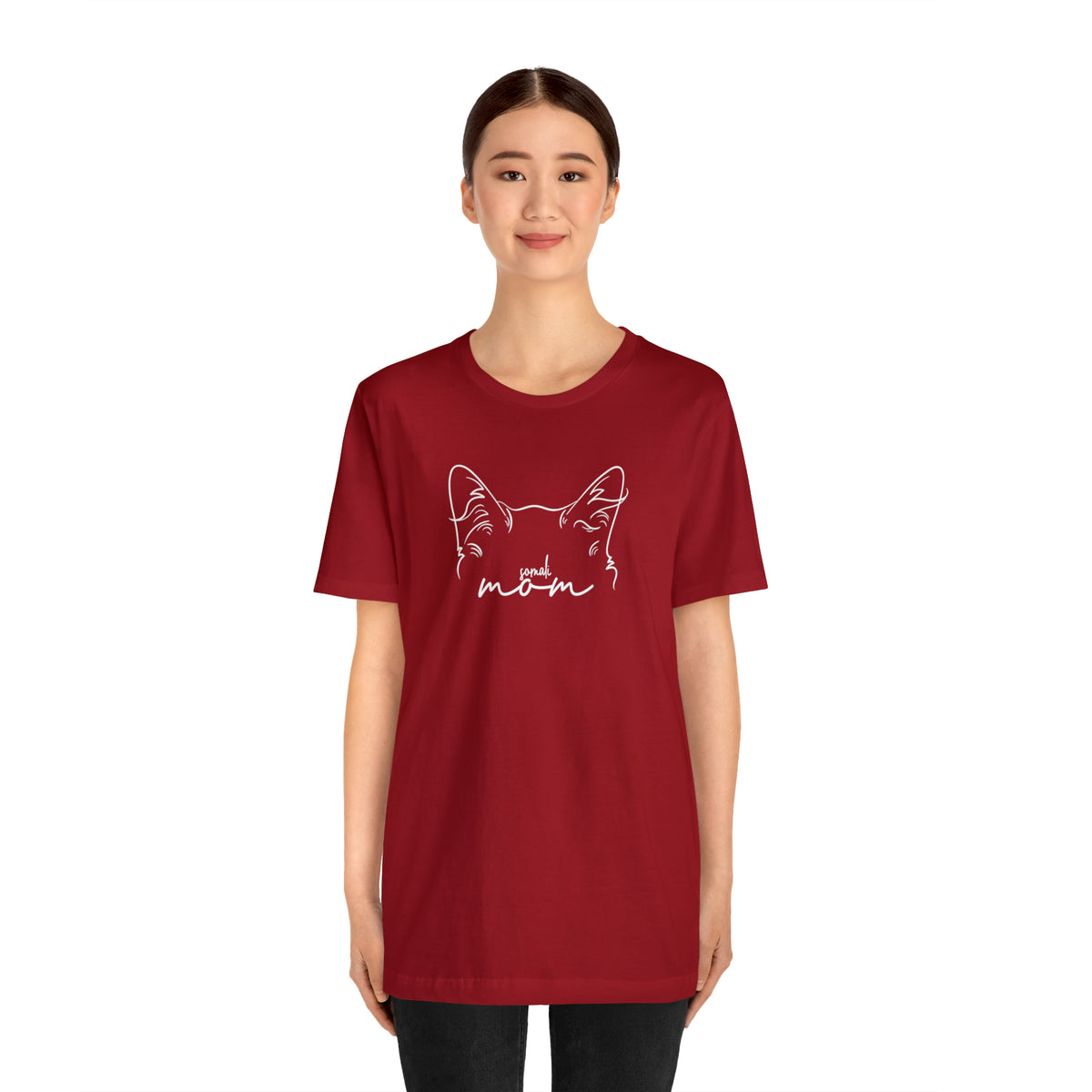 Somali Cat Mom Short Sleeve Tee