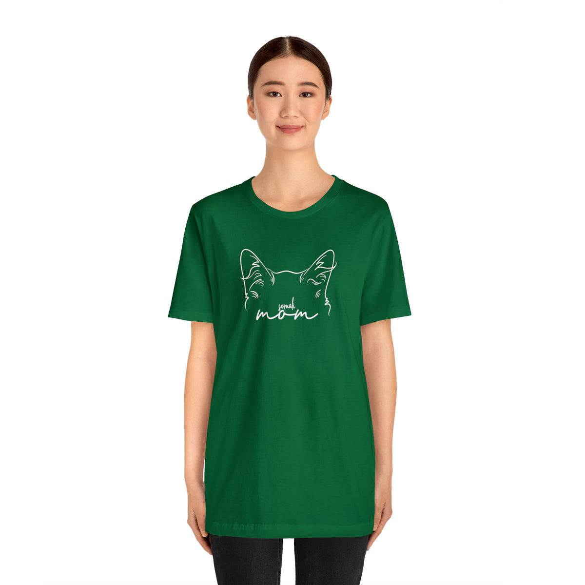 Somali Cat Mom Short Sleeve Tee