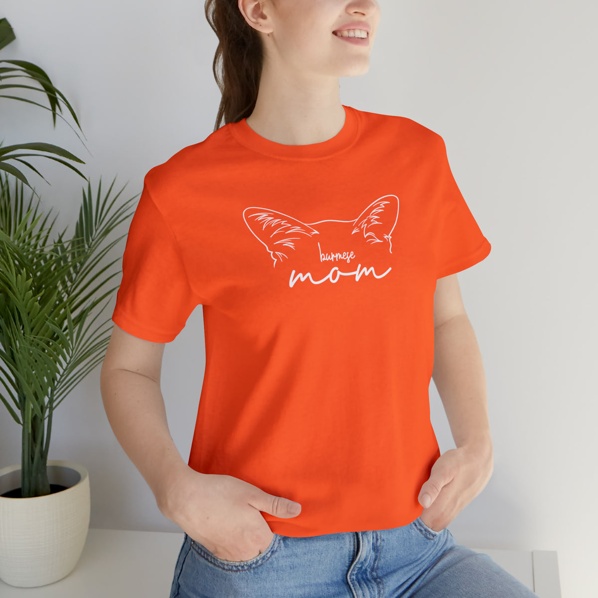 Burmese Cat Mom Short Sleeve Tee