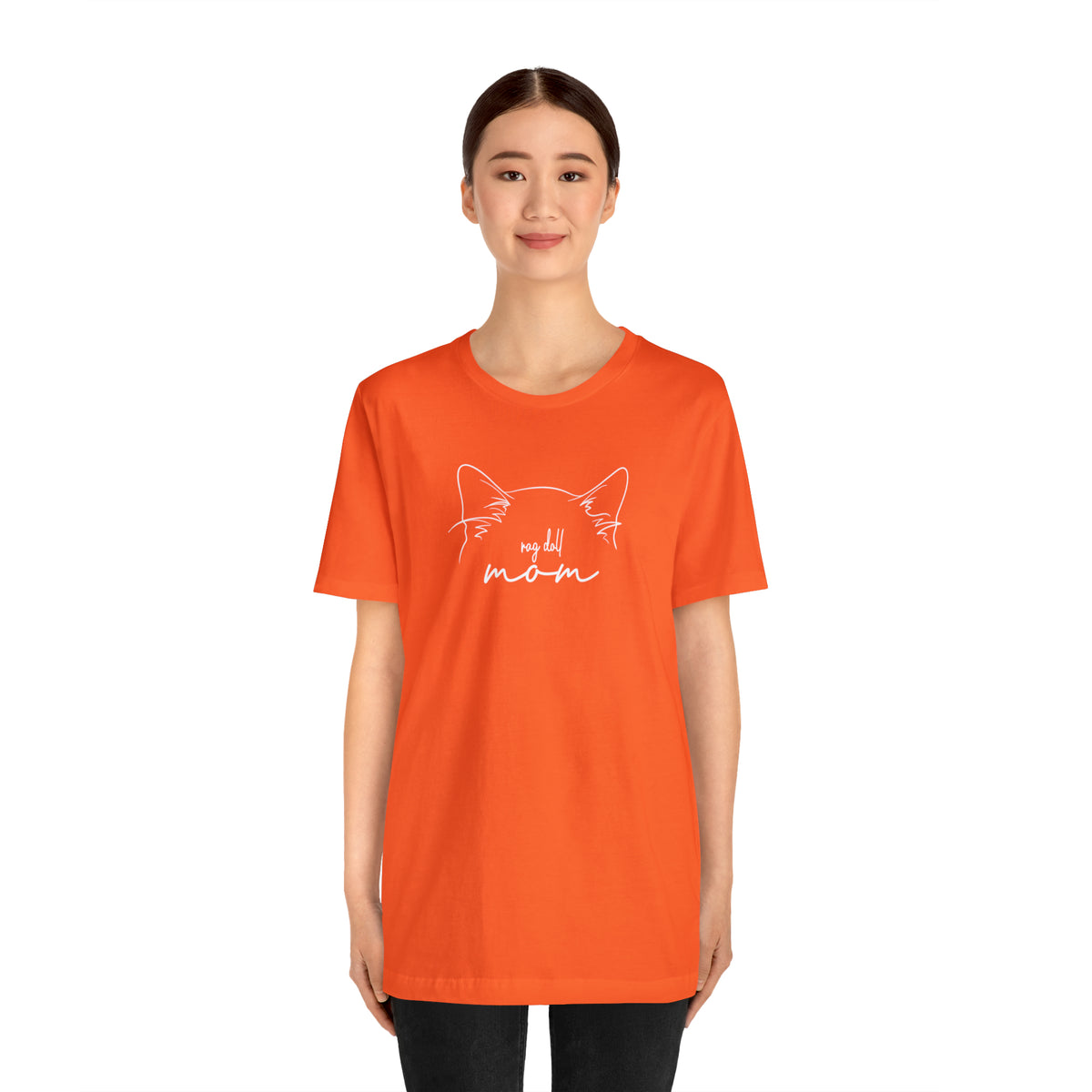 Rag Doll Cat Mom Short Sleeve Tee