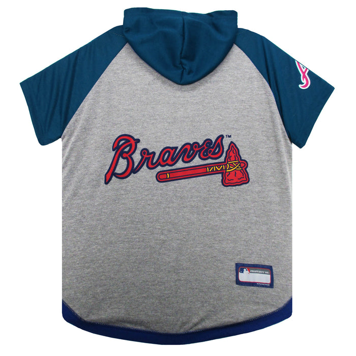 Atlanta Braves Lightweight Pet Hoodie