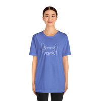 American Wire Hair Cat Mom Short Sleeve Tee