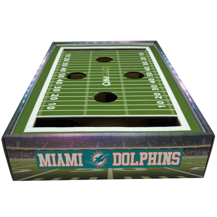 Miami Dolphins Football Stadium Cat Scratcher Toy