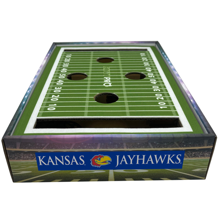 KS Jayhawks Football Stadium Cat Scratcher Toy