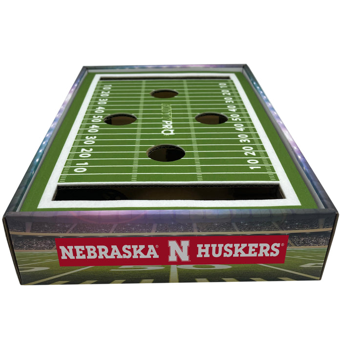NE Cornhuskers Football Stadium Cat Scratcher Toy