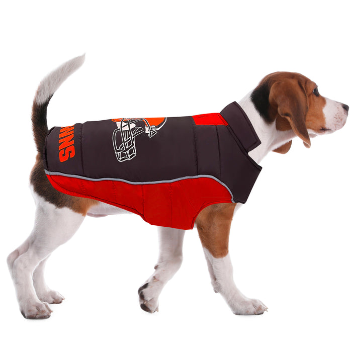 Cleveland Browns Game Day Puffer Vest