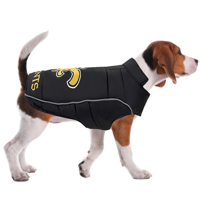 New Orleans Saints Game Day Puffer Vest