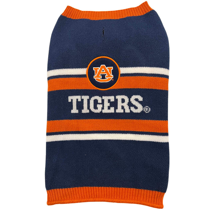Auburn Tigers Colorblock Pet Sweater