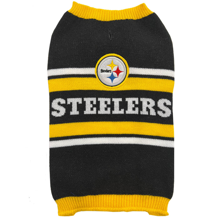 Pittsburgh Steelers Colorblock Pet Sweater