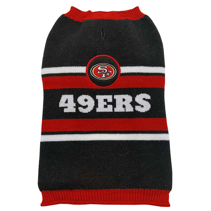 San Francisco 49ers Colorblock Pet Sweater
