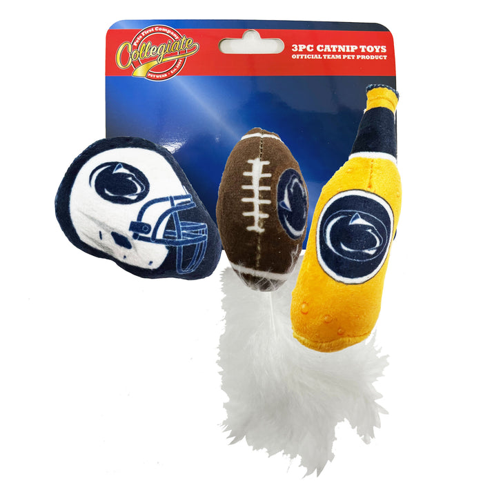 Penn State Nittany Lions 3 piece Catnip Toy Set