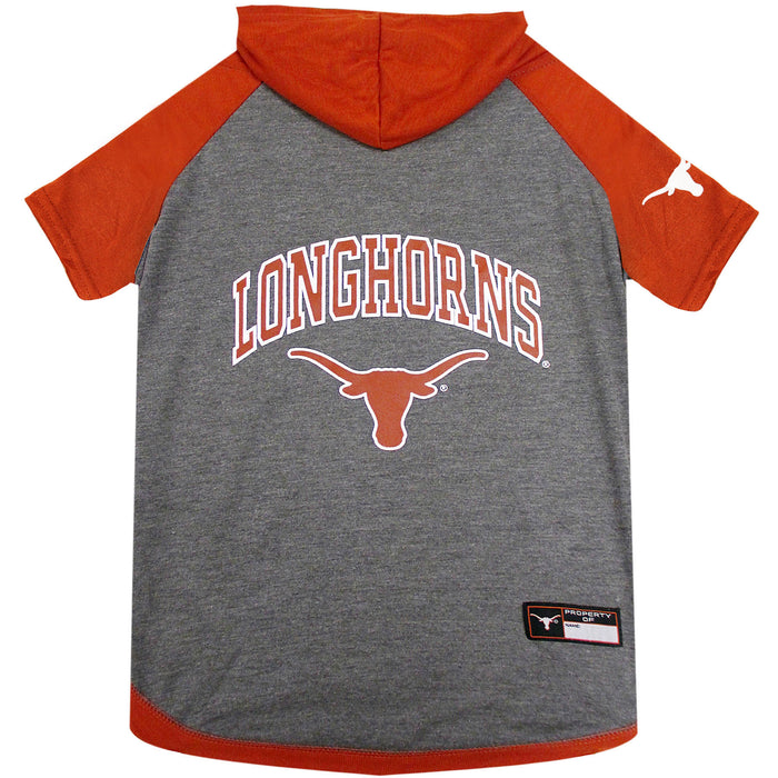 TX Longhorns Lightweight Pet Hoodie