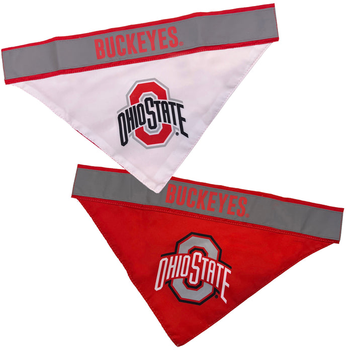 OH State Buckeyes Reversible Reflective Slide-On Bandana