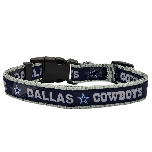 Dallas Cowboys Satin Dog Collar or Leash