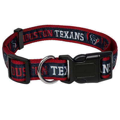 Houston Texans Satin Dog Collar or Leash