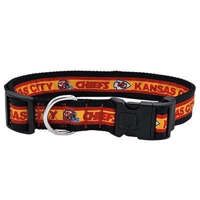 Kansas city chiefs dog hot sale collar