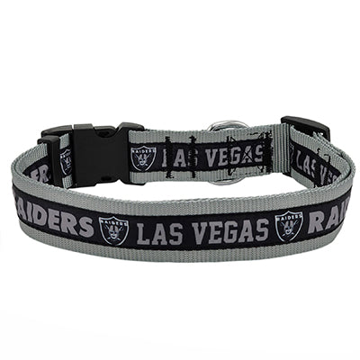 Las Vegas Raiders Dog Satin Collar or Leash